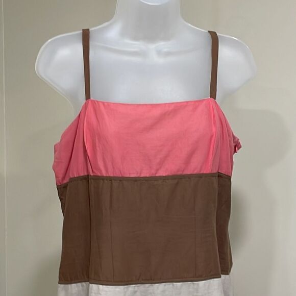 NWOT Spenser Jeremy Striped Spaghetti Strap Dress. Size 10 M medium - Picture 2 of 12